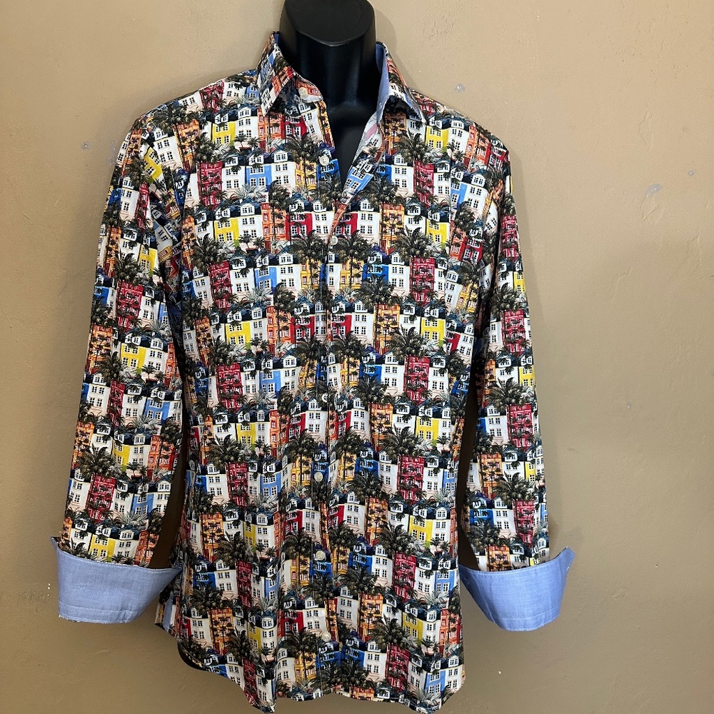 Xoos Contrast Long Sleeve Shirt Brand size 3 22" armpit to armpit seams